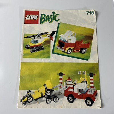 1985 LEGO BASIC 715 Instruction Manual Only
