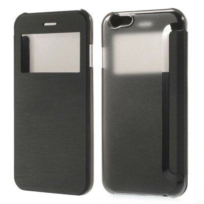 Apple iPhone 6 6S 4.7'' Wallet Handy Tasche Sicht Fenster Folio Klapp Etui Cover