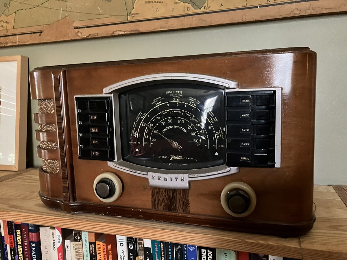 Zenith Model 7S633 Antique Radio 1941 WORKS! Automatic Tuning | eBay
