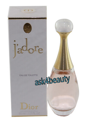 Jadore By Christian Dior 1.7oz./50 ml Edt Spray For Women New In Box