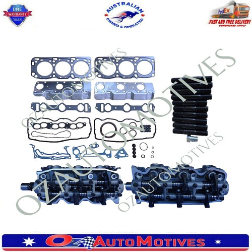 BRAND NEW 6G72 SOHC 12v FULLY ASSEMBLED CYLINDER HEAD + GASKET KIT eBay