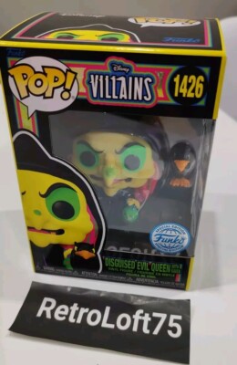 Disney Villains Disguised Evil Queen With Raven Funko Pop #1426. Nagelneu