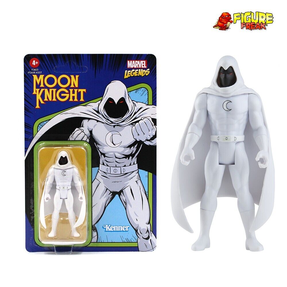 Marvel Legends Spider-Man & Moon Knight figures getting retro card