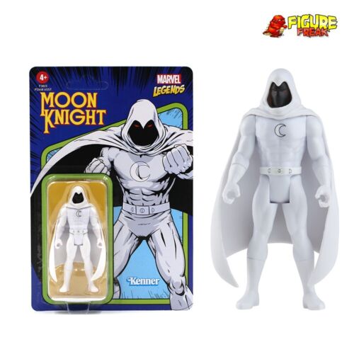 Hasbro Marvel Legends Kenner Retro 3.75" Moon Knight Figure UNPUNCHED NM CARD - 第 1/4 張圖片