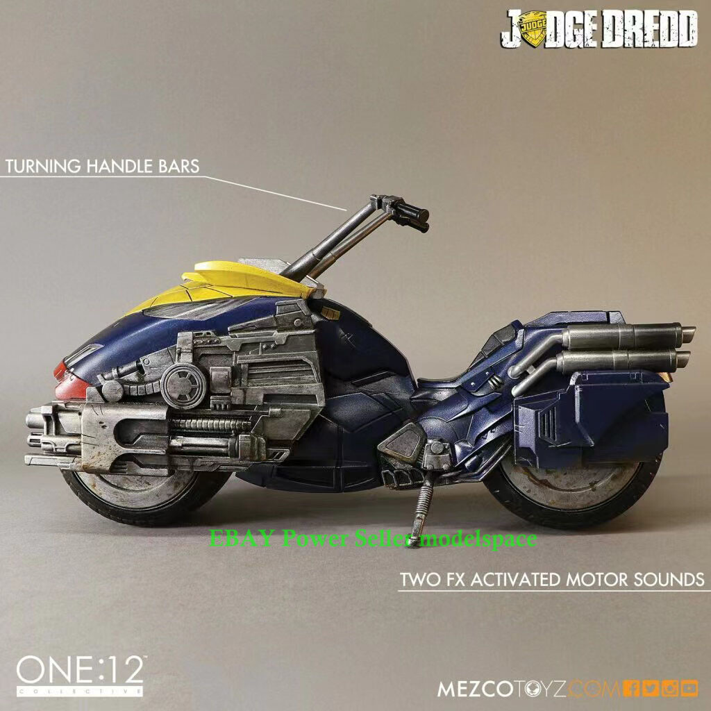 Sylvester Stallone as Judge Dredd on Lawmaster in JUDGE DREDD | SCALE