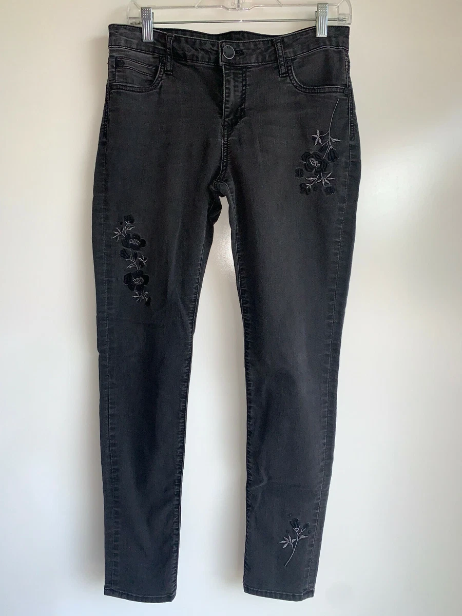 Kut from the kloth embroidered sale jeans