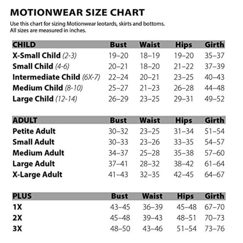 Motionwear Classic Camisole Leotard Dance Ballet Gymnastics Petite Adult - NEW - Picture 9 of 9