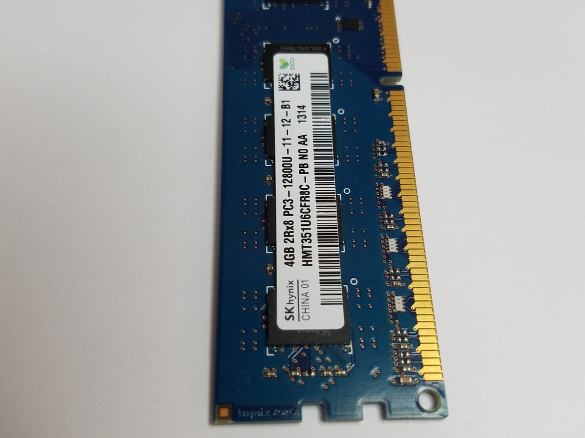 SK Hynix & Hynix 4GB 2Rx8 PC3-12800U RAM Memory Card Chip PC