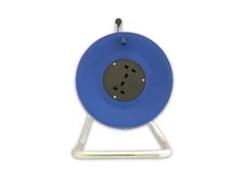 240V Cable Reel Empty Drum -Cable Storage Reel with 2x13A Sockets