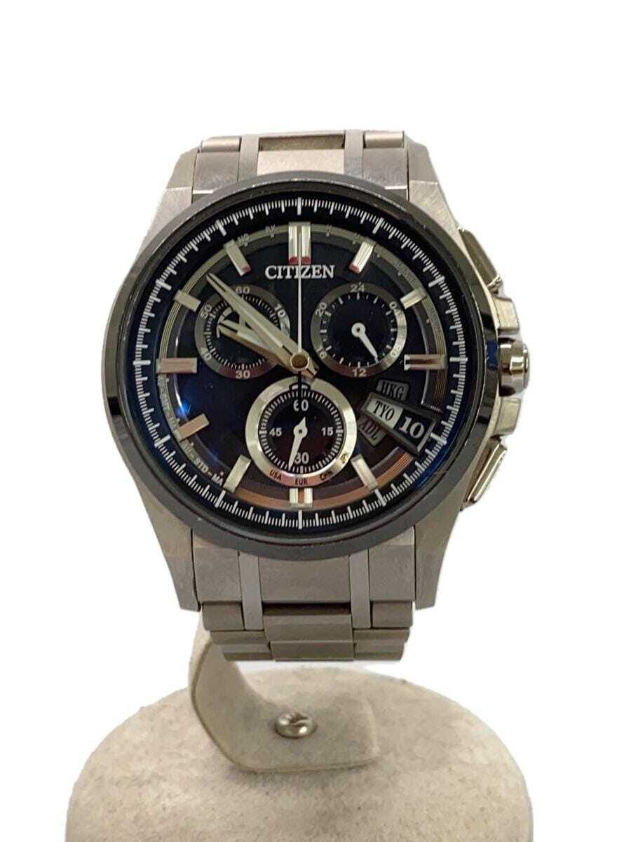 CITIZEN Solar watch analog titanium BLK SLV BY0094 52E