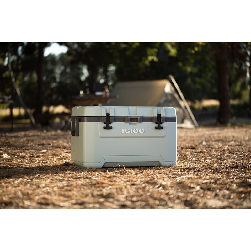 Rugged 72QT Ice Chest Cooler High Capacity Adventure Ready Durable Insulated Lid