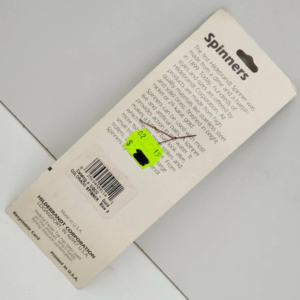 Hilanderos Wordens Hildebrandt Colorado dorados talla 3 1/0 CG Foto 3 de 4