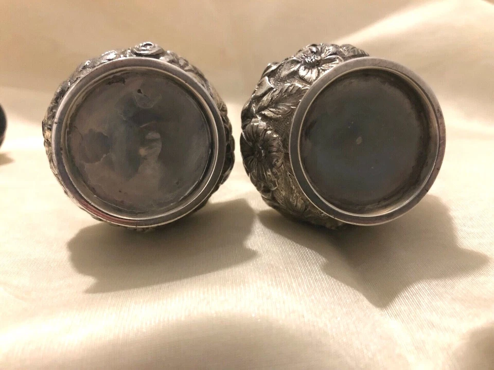 Антикварные американские солонки JACOBI & JENKINS из чистого серебра - Изображение 4 из 4