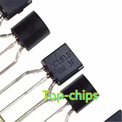 50 pcs 2SC1815GR 2SC1815 TO-92-3 TRANSISTOR BJT 50V V(BR)CEO 150MA