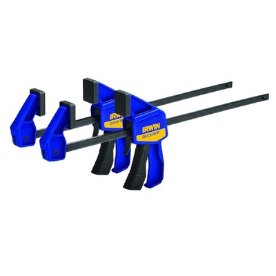Irwin 1964745 Quick-Grip Bar Clamp 12'' 2 Piece 140 Lbs of Clamping Force Durable