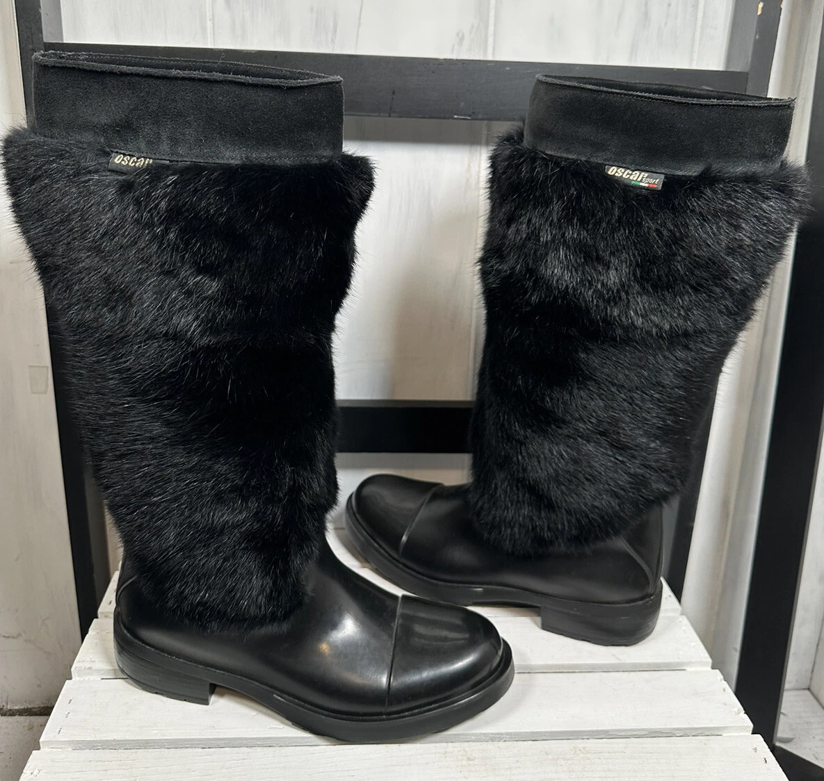 Oscar sport faux shop fur boots
