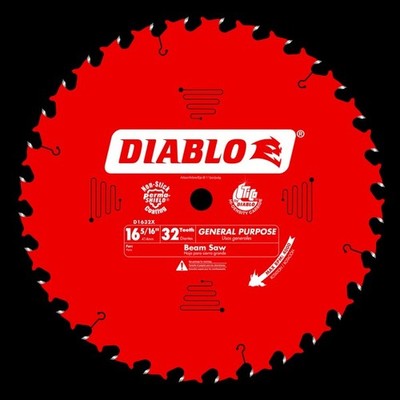 Diablo D1632X 16-5/6'' 32T Diablo General Purpose Beam Saw Blade