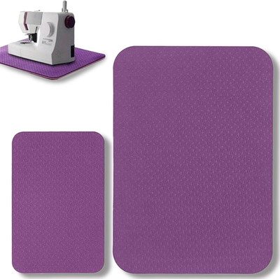 2 Pcs Sewing Machine Mat Muffling Pedal Sewing Mat Set Reduce Vibrations Noise