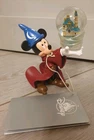 Disneyland Paris 2024 Snow Globe Mickey Sorcerer Wizard Mago Resin