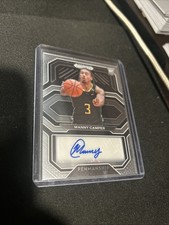 2021 PANINI PRIZM DRAFT PICKS MANNY CAMPER ROOKIE PENMANSHIP AUTO