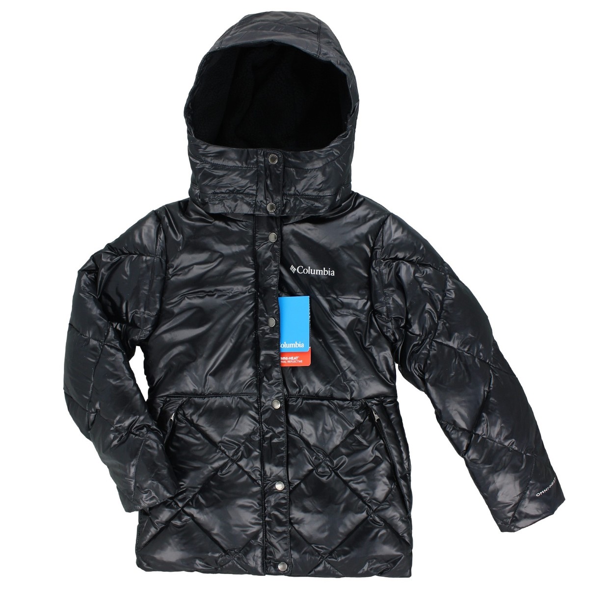 Columbia Girls Puffer Coat, Forest Park Omni Heat Down Hooded