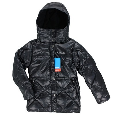 れ*ん様 『希少』Columbia hooded puffer jacket b Columbia Girls Puffer Coat, Forest Park Omni Heat Down Hooded