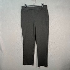 Quince Womens Size Small Gray Slim-Fit Stretch Pants Rayon Blend