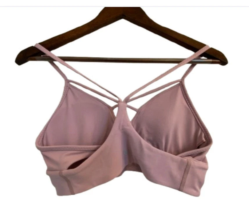 NWOT LULULEMON Lavender Multi Spaghetti Crossback Sports Yoga Bra - Size 10   - Image 2 of 4