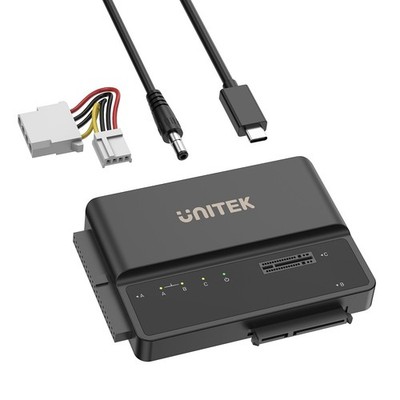 M.2 NVME SATA IDE Enclosure 3 in 1 Tool-Free Portable 10Gbps PCIe3.1a M.2 SAT...