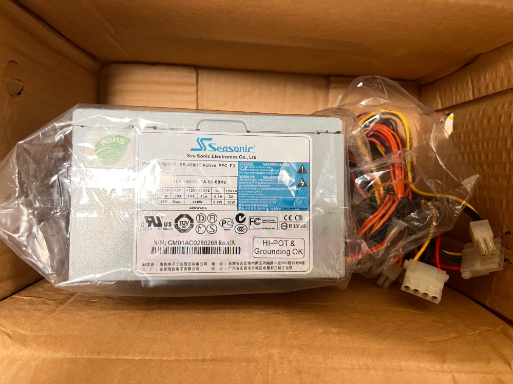 1PC Seasonic SS-400HS Industrial Equipment Power Supply Fast Shipping ...