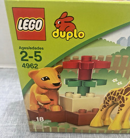 Lego Duplo Animals 4962 Elephant Lion  Zoo Safari Wildlife Sealed Box Set NEW