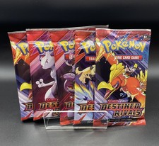Lot of 5 Pokemon TCG SV10 Destined Rivals Booster Packs