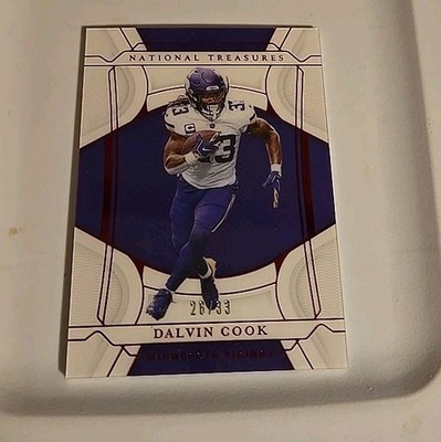 2021 National Treasures Dalvin Cook parallel 26/33 VIKINGS 