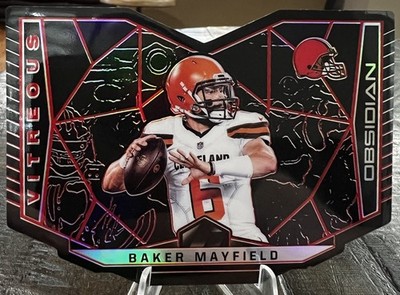 2018 Panini Obsidian Baker Mayfield RC VI-2 Vitreous Electric Etch Red /5-Mint!