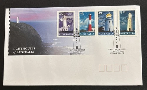 Australia FDC 2002 Lighthouses Of Australia