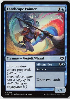 Landscape Painter // Vibrant Idea (56) Normal - Secrets of Strixhaven (SOS) - NM