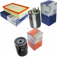 Mahle / Knecht Kraftstofffilter KL 77 Luftfilter LX 418 ÖLfilter OC 51