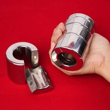 Magnetic Stainless Steel Weight Ball Stretcher Scrotum Ring Penis Stretcher MALE