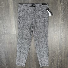 SOHO Apparel Ltd. Dress Pants Black White Straight Leg skinny