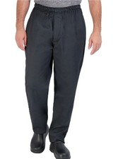 Happy Chef Classic Baggy Chef Pants 3XL Charcoal Executive Stripe New Sealed