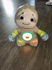 Fisher-Price Linkimals Smooth Moves Sloth Interactive Baby Toy Music Lights ABC