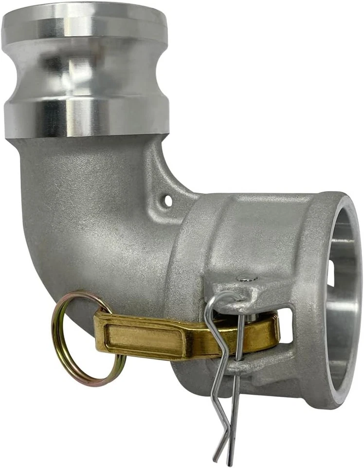 Aluminum 2" Female to Male Camlock 90° Elbow Hose Fitting - CAM-20-DA90-AL - Image 4 of 4