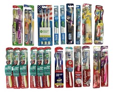 Lot of 27 NEW Mixed Full Sized Toothbrushes Colgate Oral-B GUM Family Value