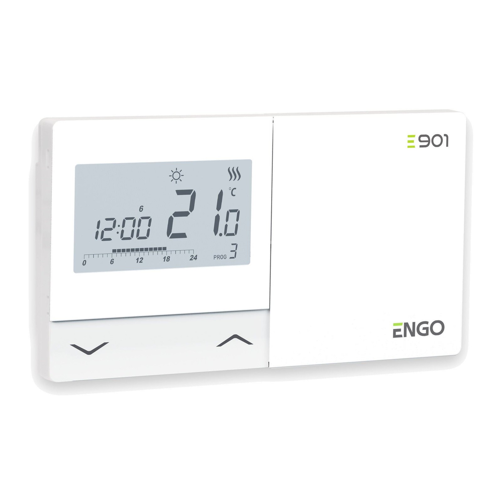 ENGO E901 Programmable Wired Thermostat 7 Day Battery Powered Combi Boiler