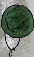 Nike Dri-FIT Boonie Bucket Hat Green Black Yellow Swoosh CU6611-342 NWT Size M