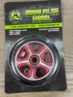 MADD GEAR MGP 204-537 - 2 Tone Anodized Core Wheel MGP Scooter Wheel (1) RED