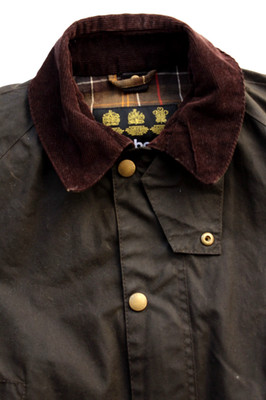 Barbour Tartan Ashby Herren Wachsjacke Medium Olive Baumwolle MWX0339OL71 LJKTD020
