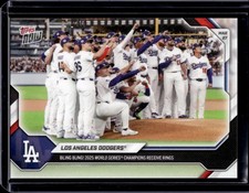 2026 Topps Now #16 Los Angeles Dodgers Base Card (Qty)