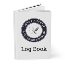US Navy Intelligence Specialist Rating Log Book IS Emblem Journal