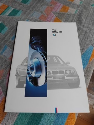 BMW M5 E34 3.8 Facelift Prospekt 1994-1995 sehr guter Zustand GRATISVERSAND breiter Grill Nürburgring